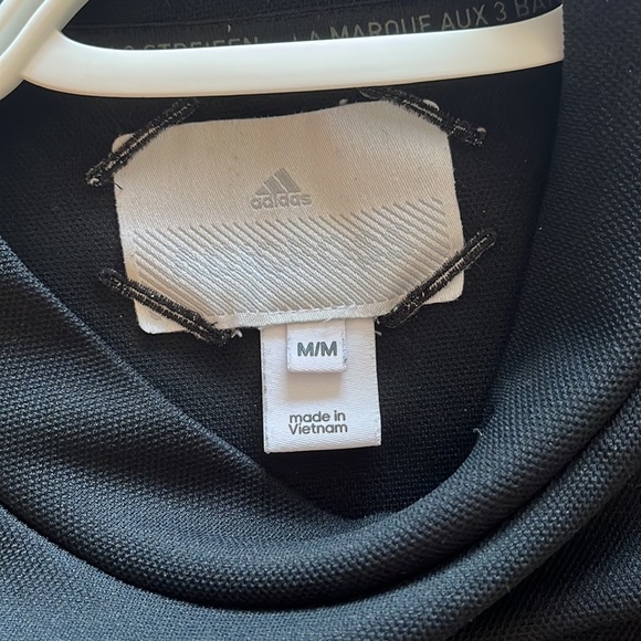 Adidas Mock Neck Golf Shirt - Black - Medium - Picture 2 of 2